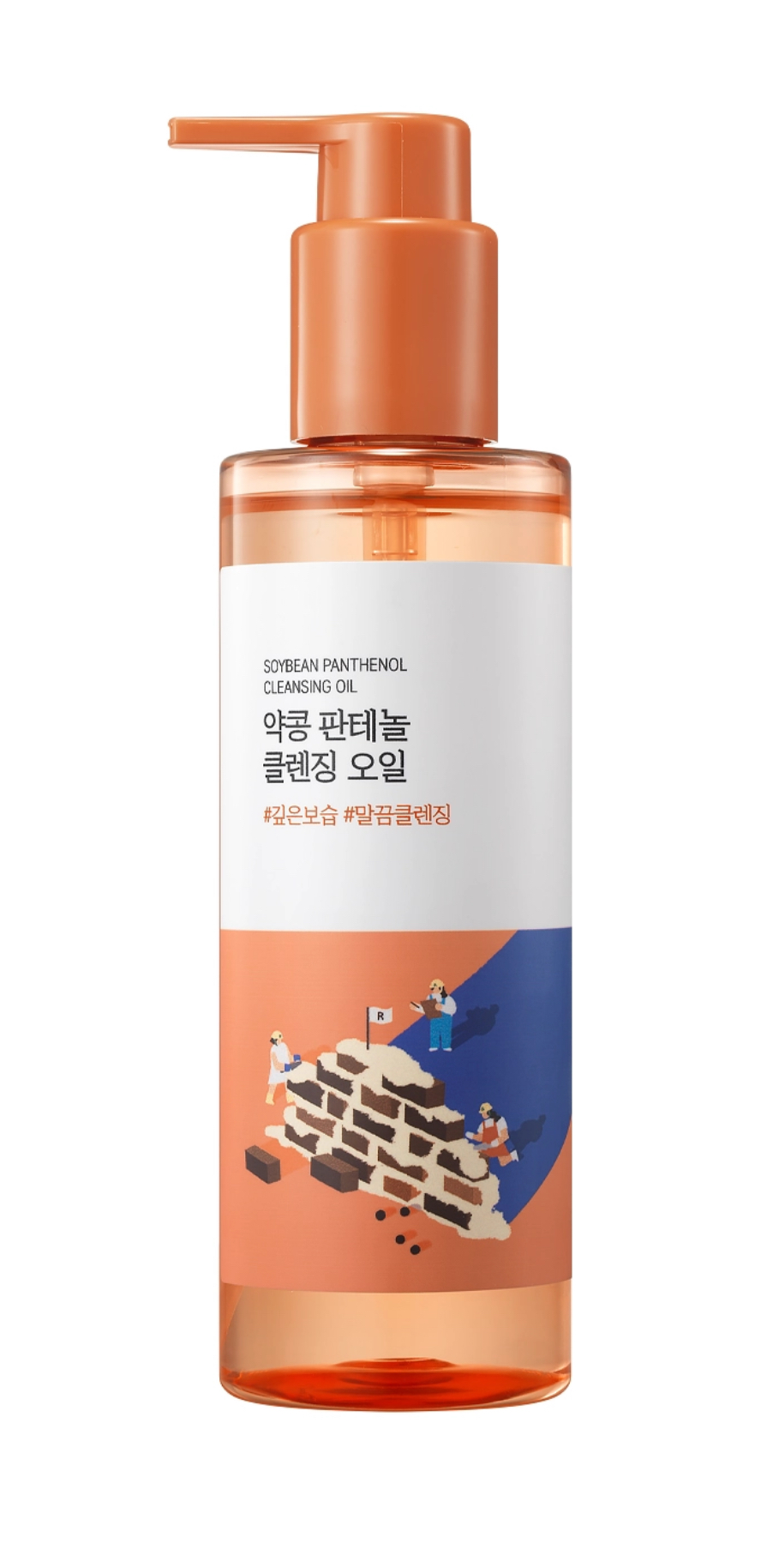 Гидрофильное масло с черной соей и пантенолом Round Lab Soybean Panthenol Cleansing Oil, 200 мл